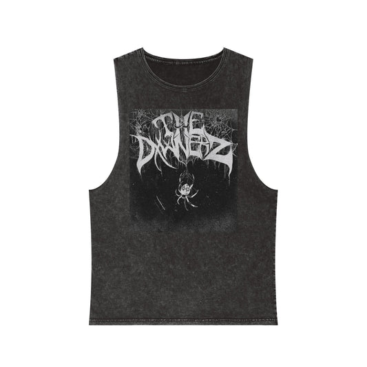 The Døwnerz "Spider" Unisex Stonewash Tank Top