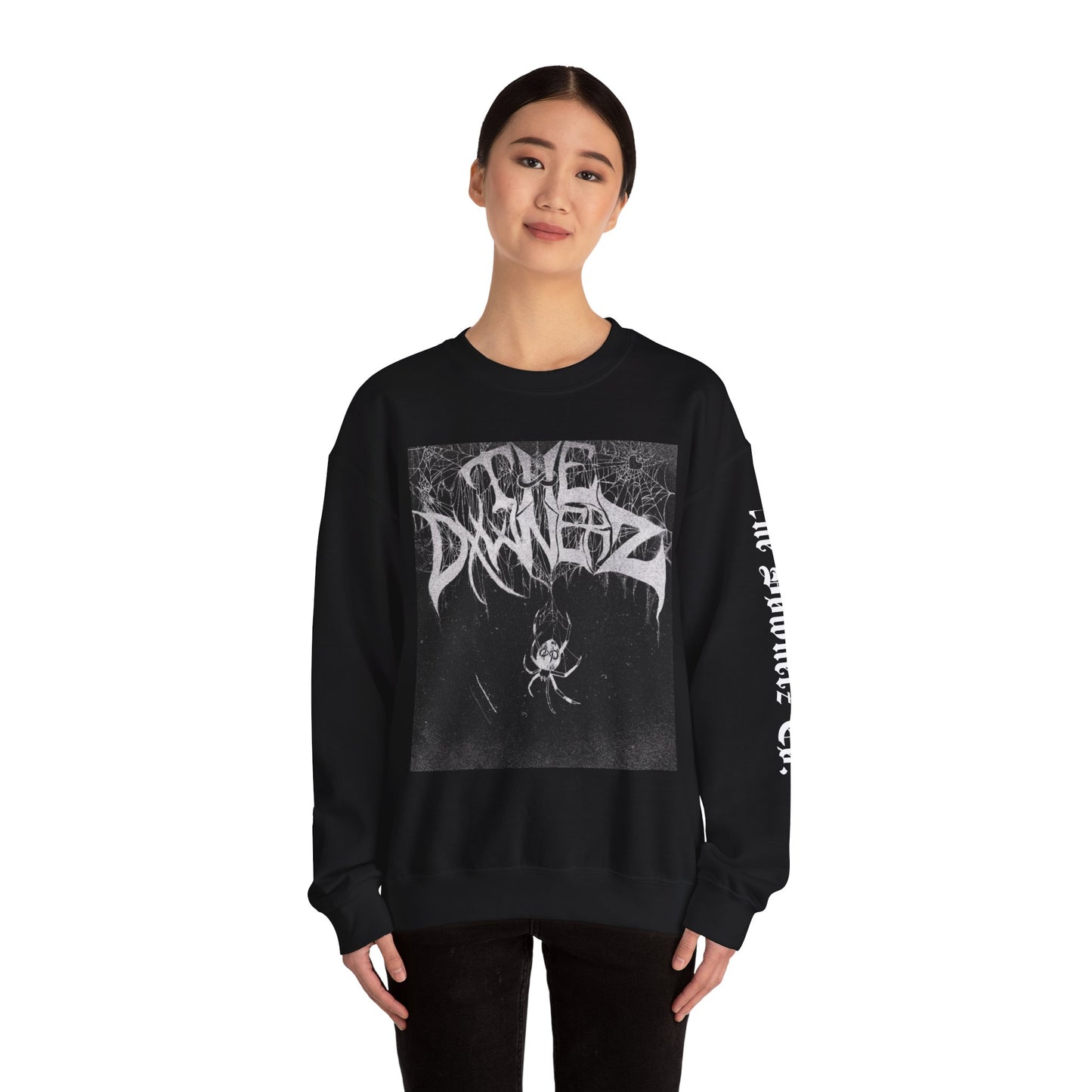 The Døwnerz "Spider" Unisex Heavy Crewneck Sweatshirt
